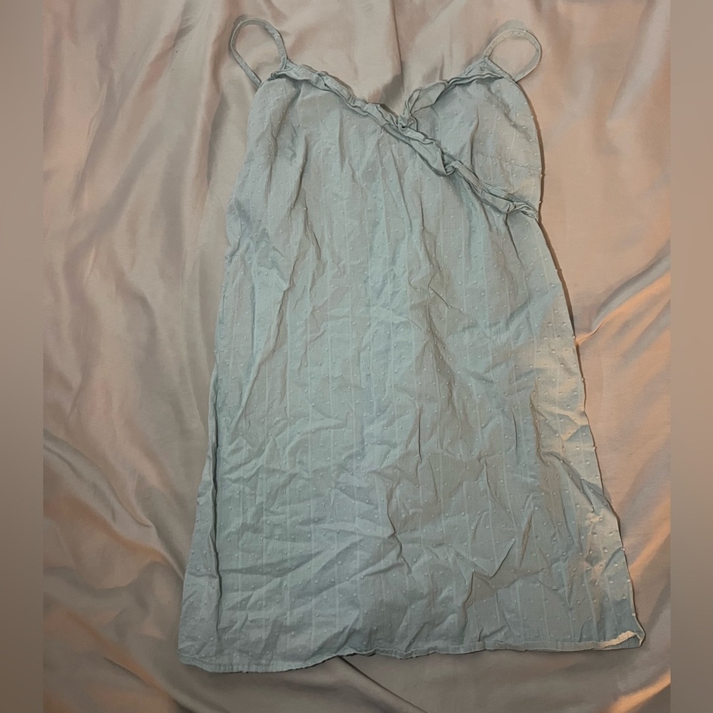 iCollection Light Blue Slip Dress